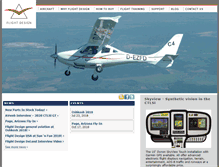 Tablet Screenshot of flightdesignusa.com